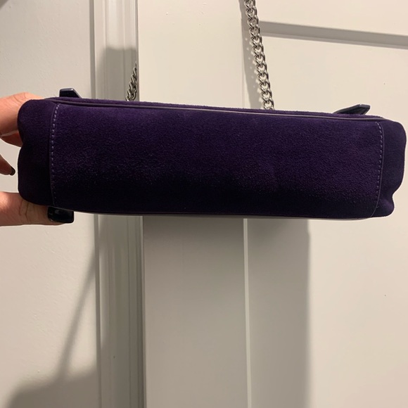 Ralph Lauren Purple Suede & Leather Ricky Bag - Picture 13 of 16